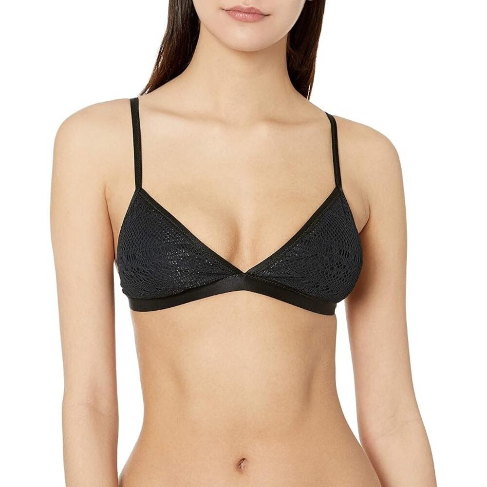 NWT Roxy Surf Memory Fixed Tri Bikini Top Swimwear MEDIUM